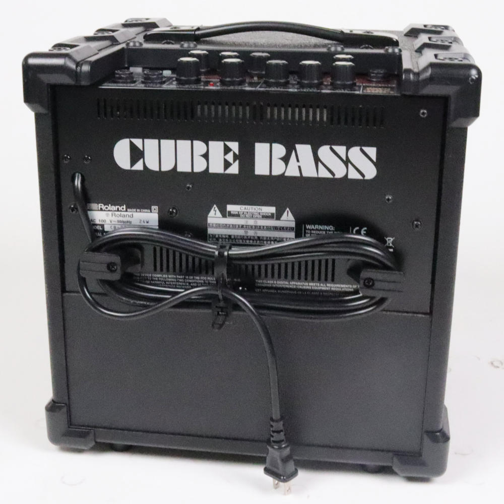 【中古】 ローランド ベースアンプ ROLAND CUBE-20XL BASS CB-20XL コンボアンプ 本体画像 裏