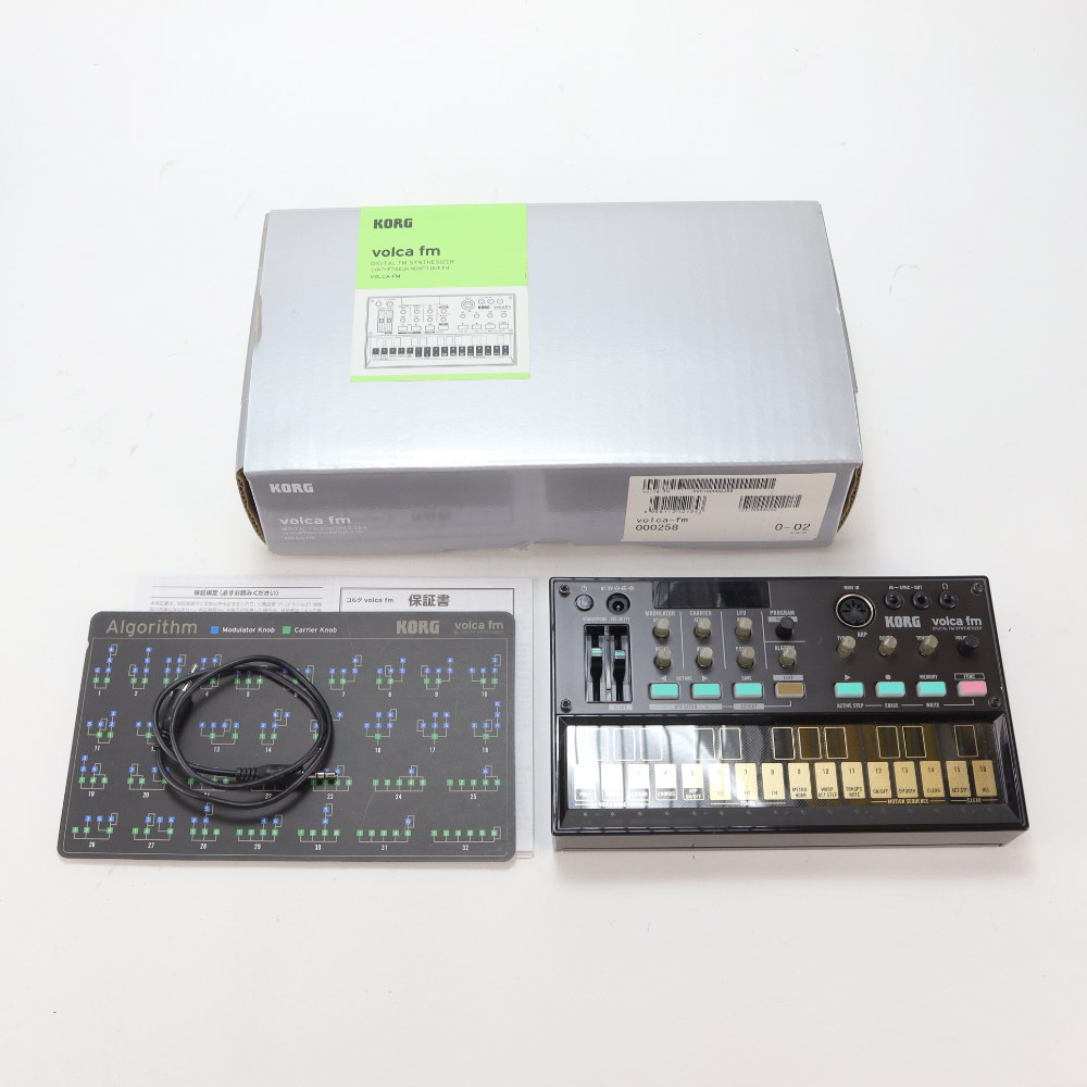 【中古】 KORG volca fm Digital FM Synthesizer FMシンセサイザー シーケンサー 初代Volca FM