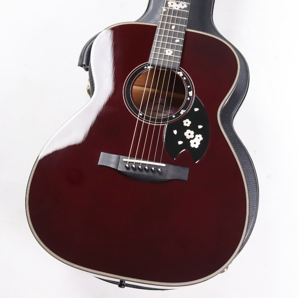【中古】 アコースティックギター Headway HOM-YOZAKURA’19 D,A,S/ATB YZB 2019年製 桜ギター 夜桜 日本製 MADE IN JAPAN ヘッドウェイ ボディ画像