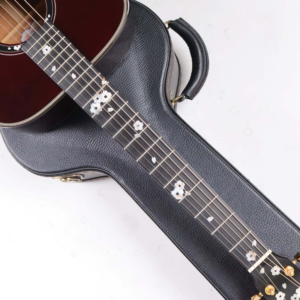 【中古】 アコースティックギター Headway HOM-YOZAKURA’19 D,A,S/ATB YZB 2019年製 桜ギター 夜桜 日本製 MADE IN JAPAN ヘッドウェイ ネック