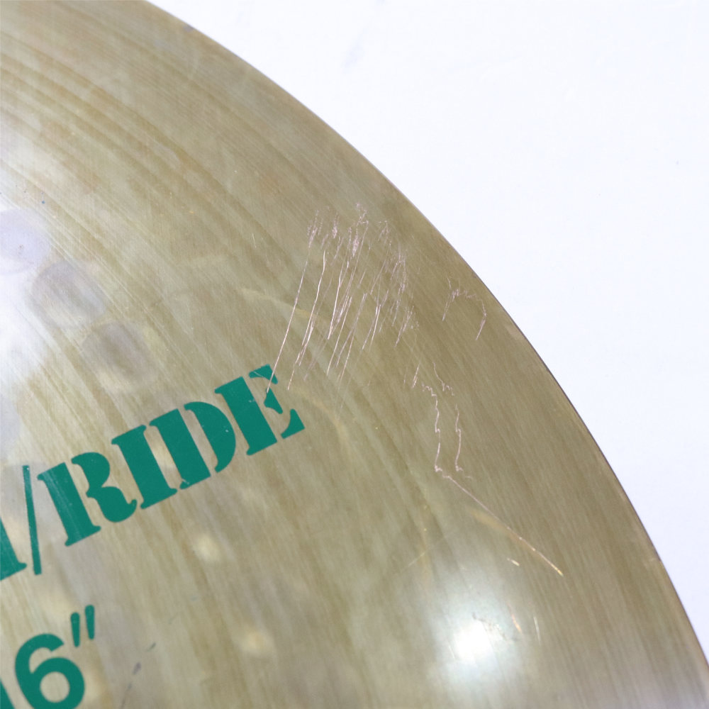 【中古】 クラッシュライドシンバル パイステ PAISTE 1000 RUDE Series  CRASH RIDE 16インチ 詳細画像