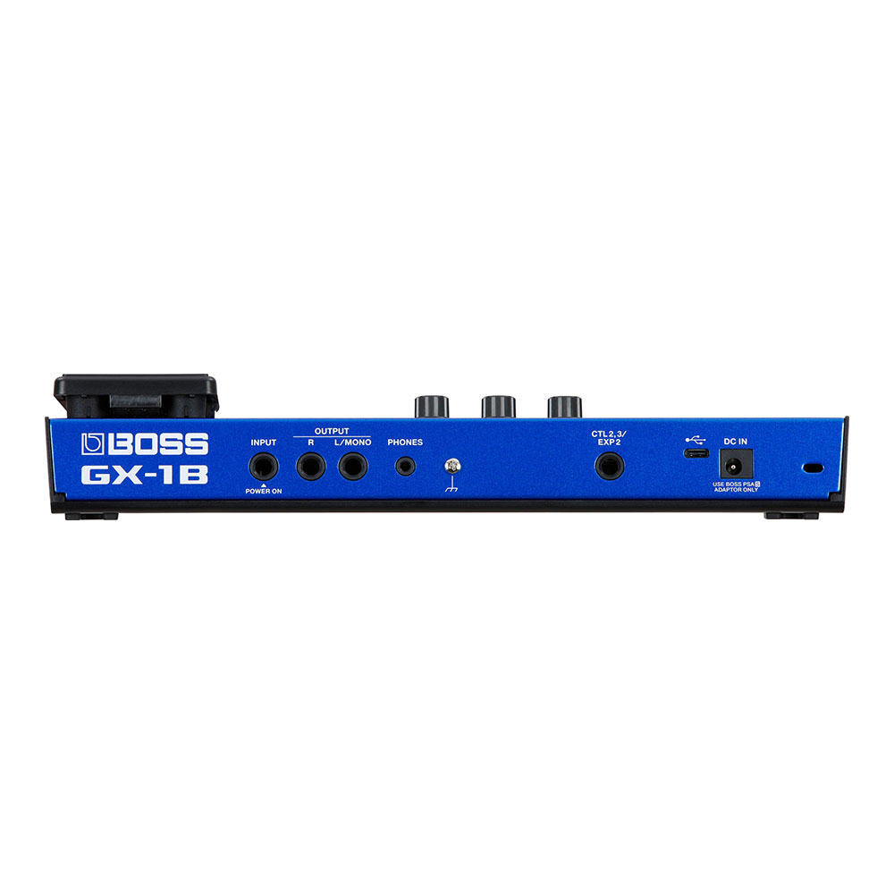 【再生品】 BOSS ボス GX-1B ベース用マルチエフェクター Bass Effects Processor (BOSS GT-1B 後継機種) メーカー再生品 アウトレット 背面