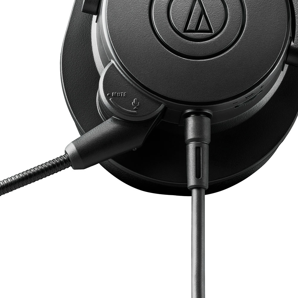 AUDIO-TECHNICA オーディオテクニカ ATH-M20xSTS ストリーミングヘッドセット 端子部