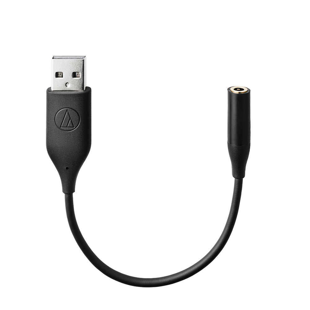 AUDIO-TECHNICA オーディオテクニカ ATH-M20xSTS ストリーミングヘッドセット PC/モバイル用変換アダプター（φ3.5mm / USB Type-A）