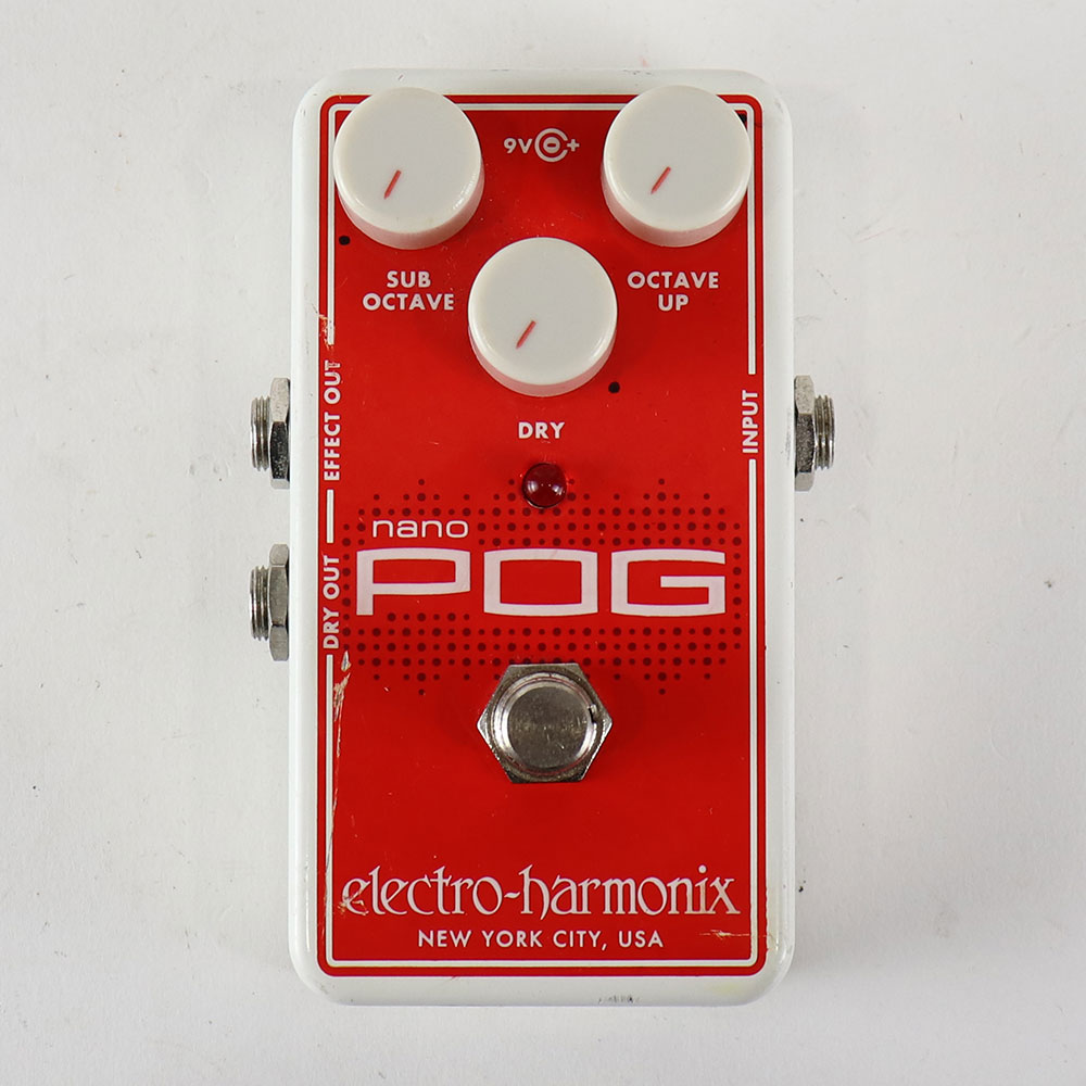 【中古】 オクターバー エフェクター ELECTRO-HARMONIX nano POG Polyphonic Octave Generator ギターエフェクター