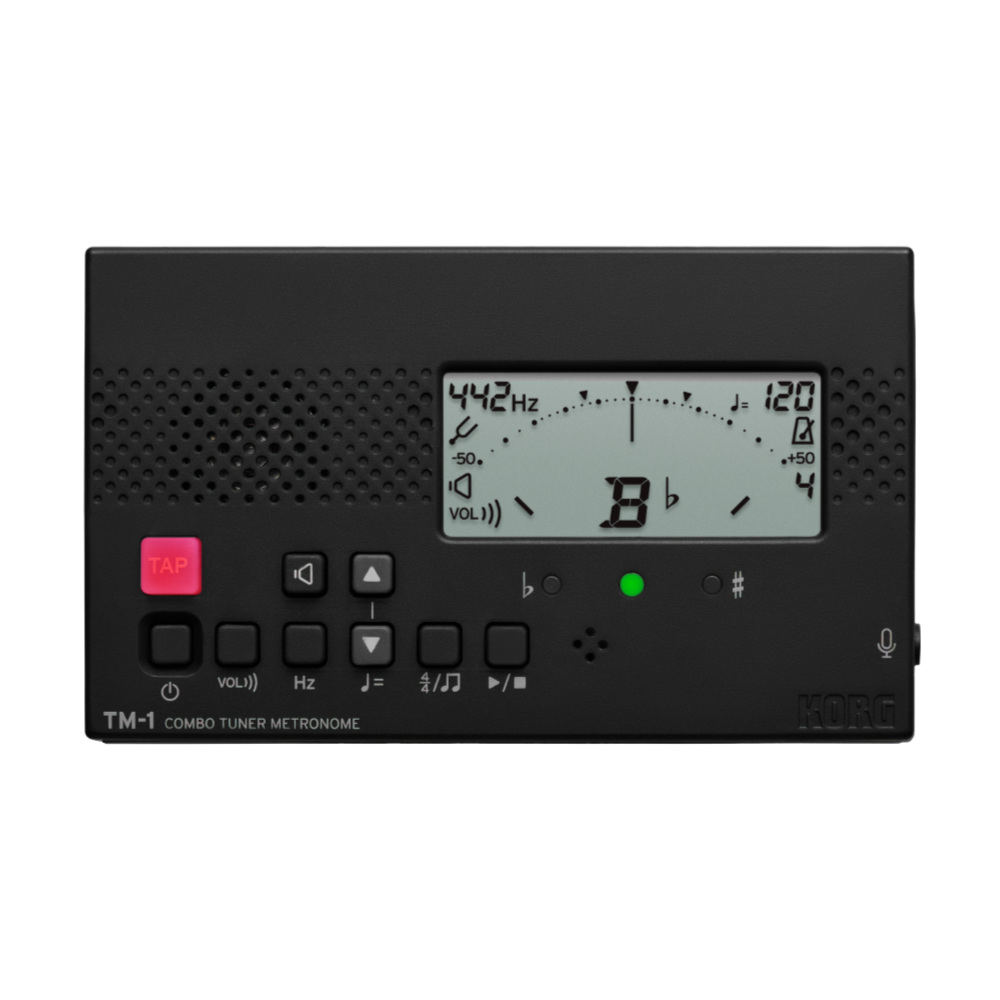 チューナーメトロノーム コルグ KORG TM-1 BK 吹奏楽 管楽器 弦楽器 ブラスバンド オーケストラ チューナー&メトロノーム