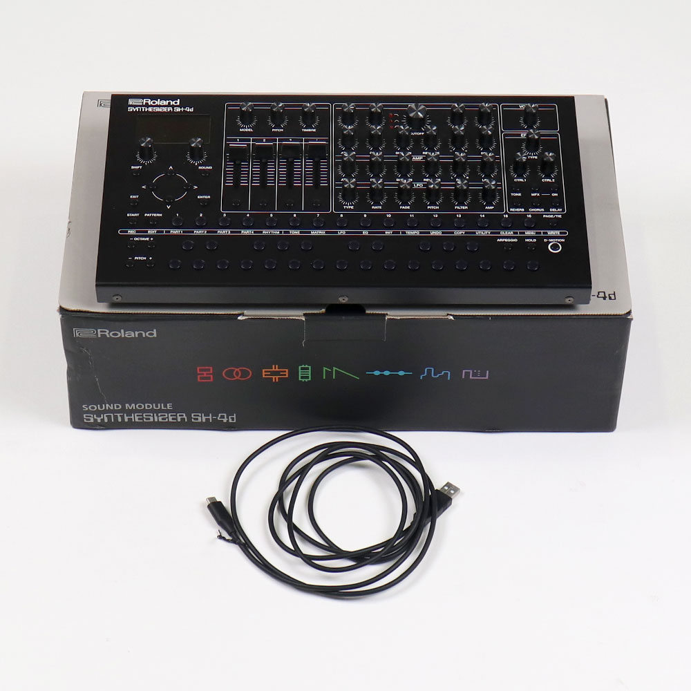 【中古】 ローランド ROLAND SH-4D シンセサイザー音源 デスクトップシンセサイザー