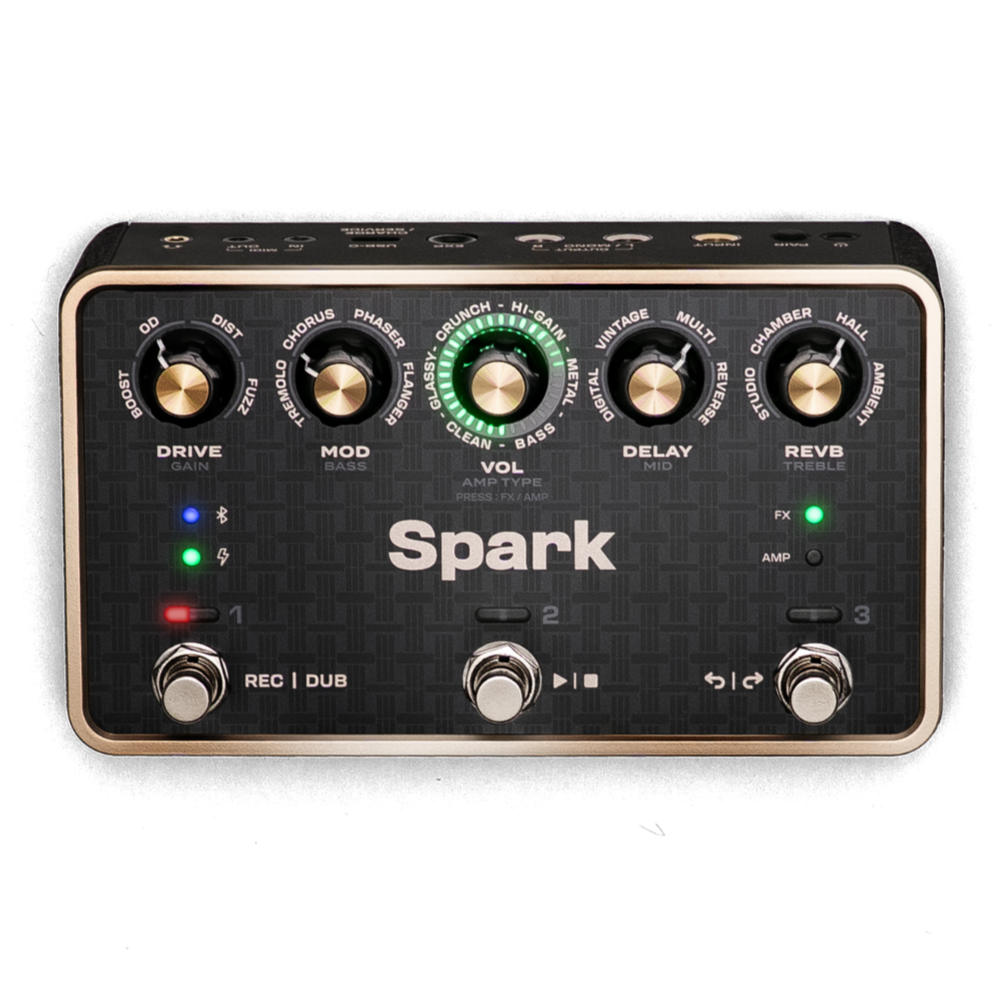 Positive Grid ポジティブグリッド Spark PEDAL アンプリグ  エフェクトプロセッサー ルーパー フットペダル トップ画像