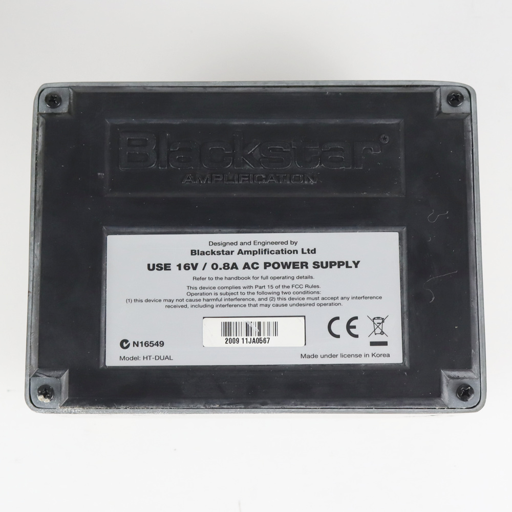 【中古】 ディストーション BLACKSTAR HT-DUAL DS-2 裏面