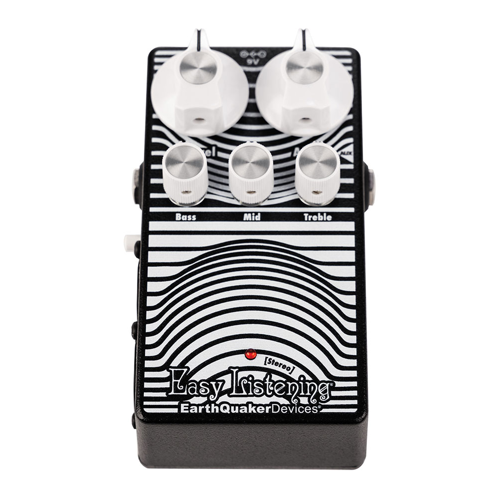 EarthQuaker Devices アースクエイカーデバイセス EQD Easy Listening Stereo アナログステレオプリアンプ キャビネットシミュレーター 正面