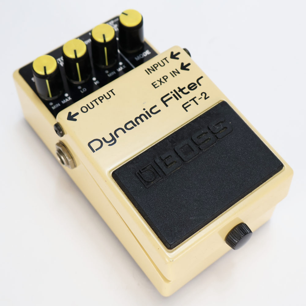 【中古】オートワウ エフェクター BOSS FT-2 Dynamic Filter made in JAPAN エンベロープフィルター ギター ベース エフェクター 本体画像 斜め 2