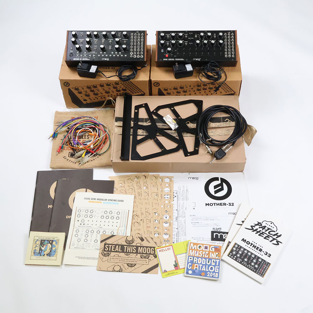 【中古】 シンセサイザー moog Sound Studio Mother-32&DFAM モーグ サウンドスタジオ Mother-32/DFAM/ミキサーセット
