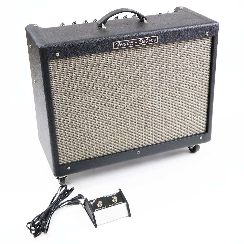 【中古】 ギターアンプ Fender Hot Rod Deluxe BK 100V仕様 フェンダー ホットロッドデラックス 真空管アンプ キャスター装着改造あり