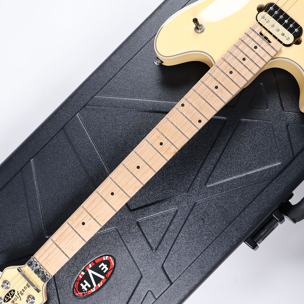 【中古】 エレキギター EVH Wolfgang USA Left-Hand Birdseye Maple Fingerboard Vintage White 2024年製 Eddie Van Halen Signature Model 左利き用 レフティー エディ・ヴァン・ヘイレン 指板