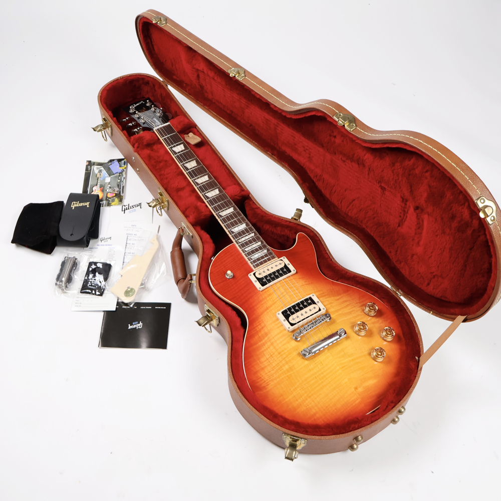 【中古】 エレキギター Gibson Les Paul Classic Figuard Top Heritage Sunburst 2016年製 57 Classic/57 Classic+ピックアップ搭載 Groverロッキングチューナー採用 ハードケース