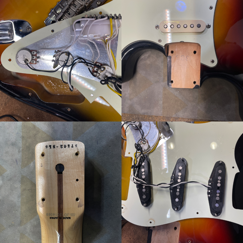 【中古】 エレキギター Fender Japan STR62-NLS 3CS 2013年製 Vintage Noiselessピックアップ搭載 フェンダージャパン ストラトキャスター STRATOCASTER アッセンブリー