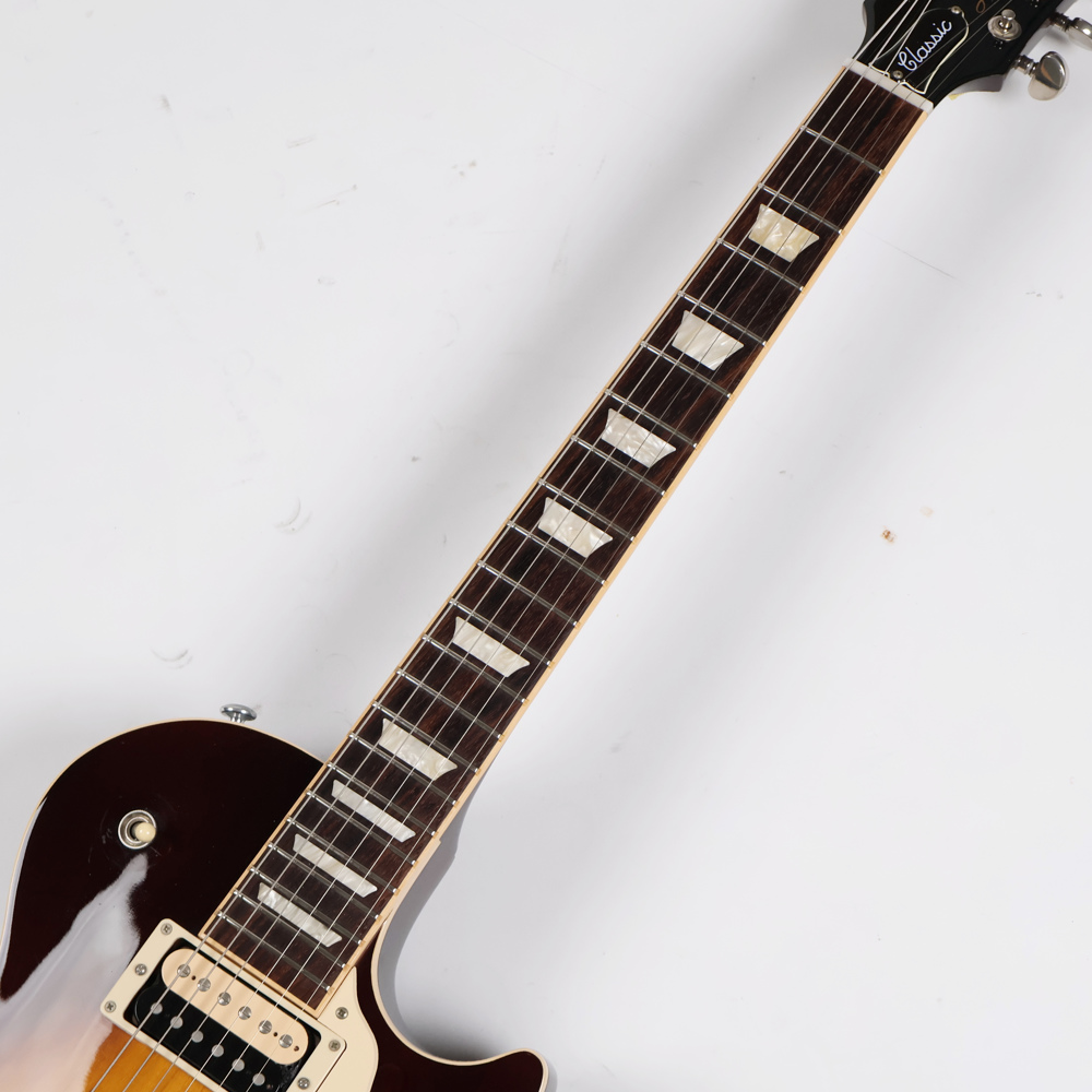 【中古】 エレキギター Gibson Les Paul Classic T 2017 Tobacco Sunburst 2016年製 57 Classic/57 Classic+ピックアップ搭載 ギブソン レスポールクラシック 指板