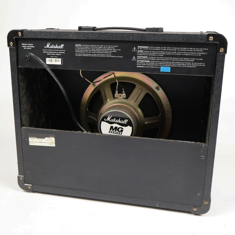 【中古】 コンボアンプ マーシャル MARSHALL MG30DFX ギターアンプ 本体画像 裏