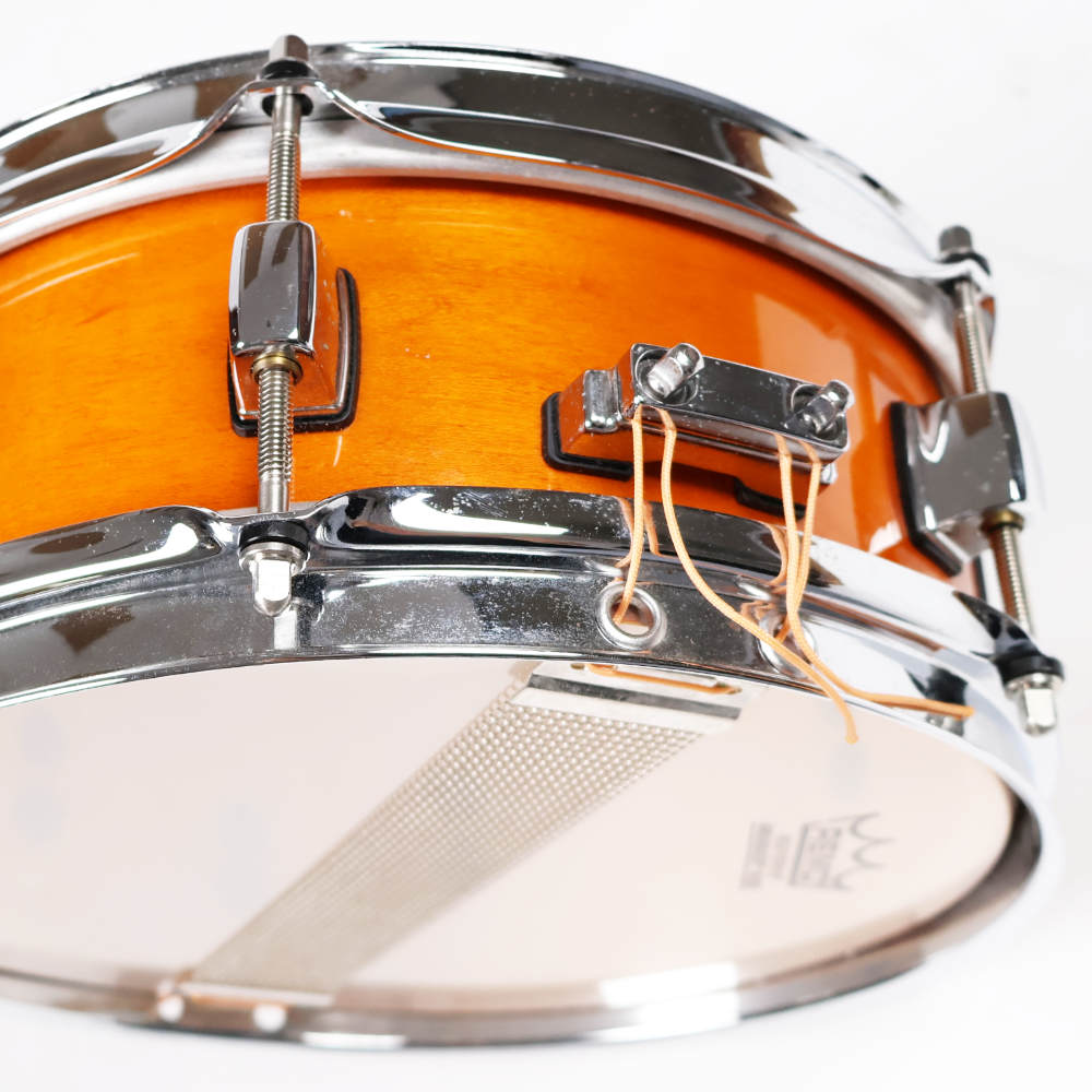 【中古】Pearl パール 6Ply Maple Shell Snare Drum Liquid Amber 10x4 エフェクトスネア ストレイナー 2