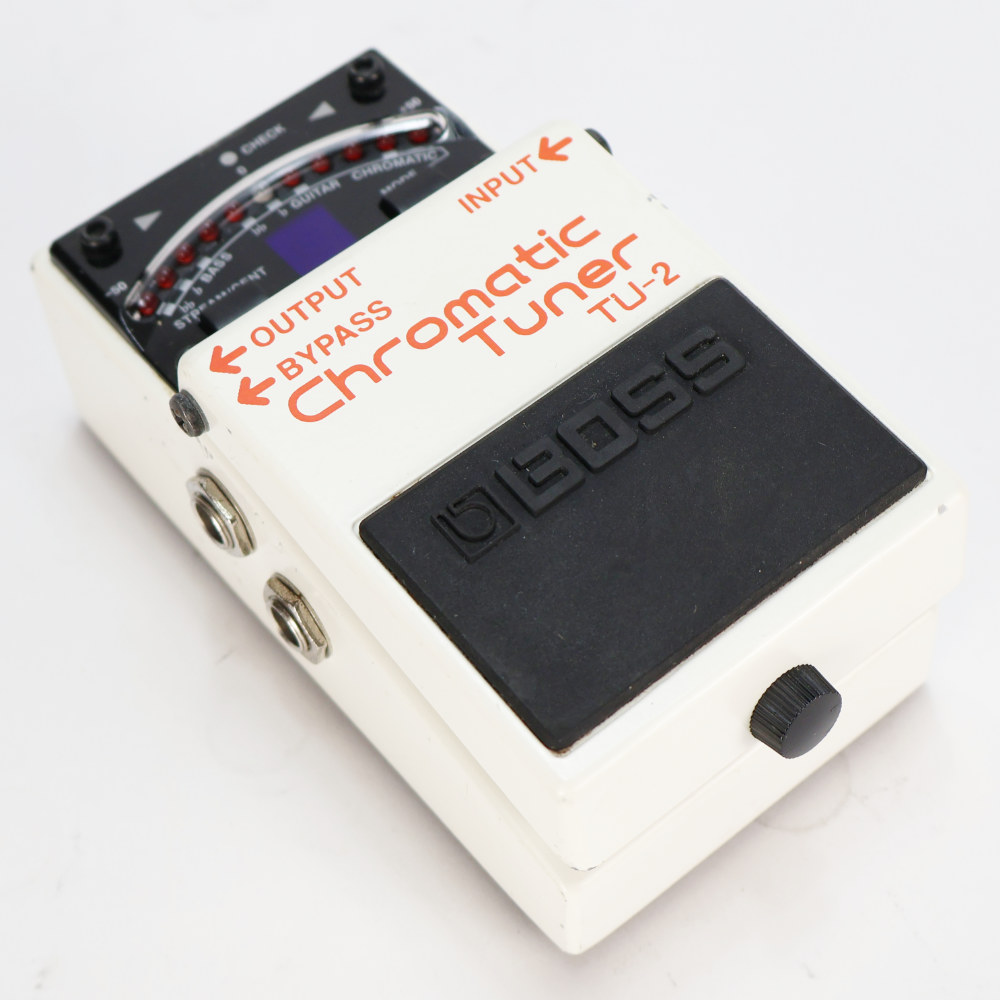 【中古】 クロマチックチューナー エフェクター BOSS TU-2 Chromatic Tuner ペダルチューナー 本体画像 斜め 2