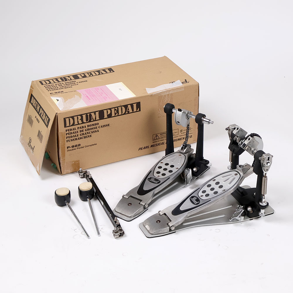 【中古】 ドラムツインペダル パール Pearl P-1002 ツインペダル ドラムペダル