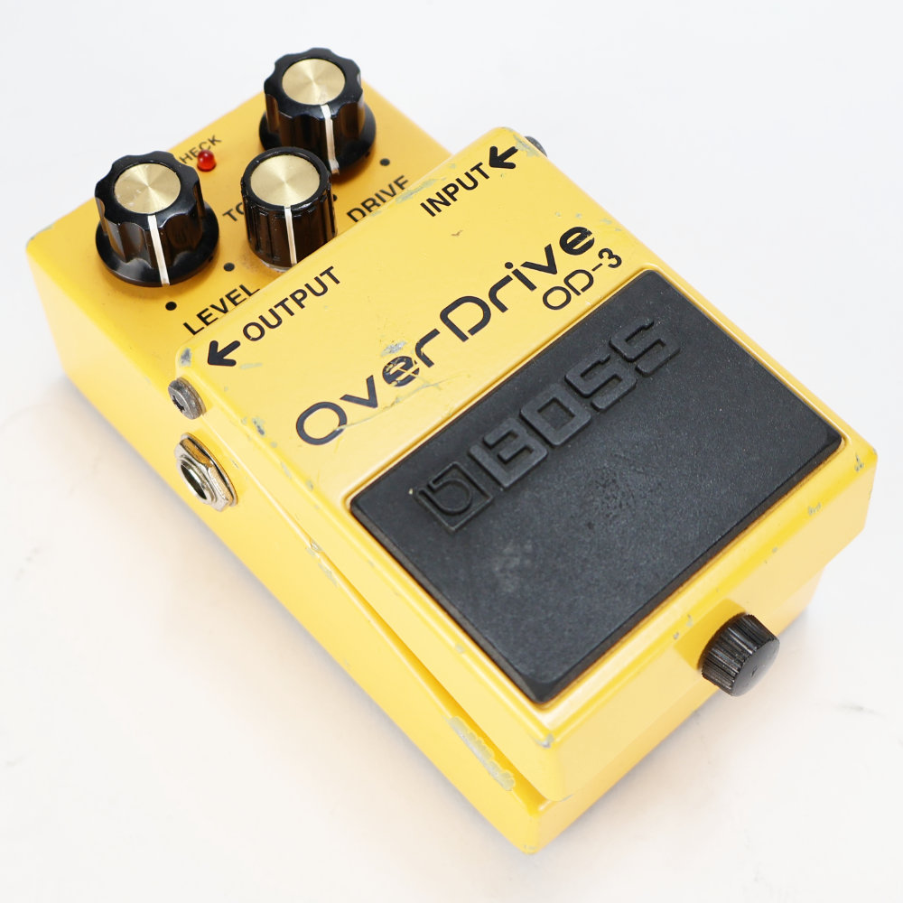 【中古】 オーバードライブ エフェクター BOSS OD-3 Over Drive ギターエフェクター 本体画像 斜め 2
