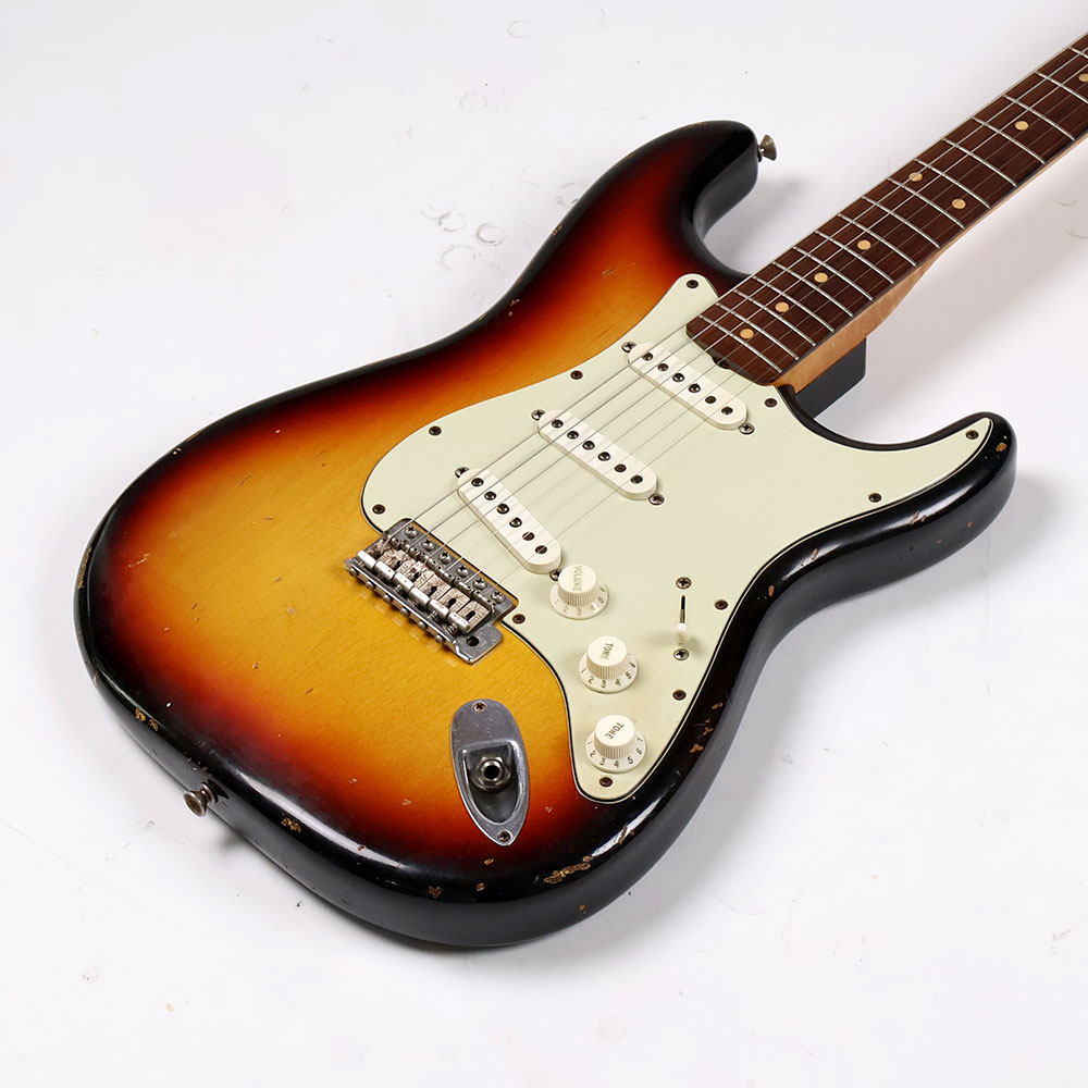 【中古】 エレキギター Fender Custom Shop 1960 Stratocaster 3Color-Sunburst Relic 3.46kg 2000年製 フレイムメイプルネック フェンダーカスタムショップ ストラトキャスター レリック仕上げ ボディ