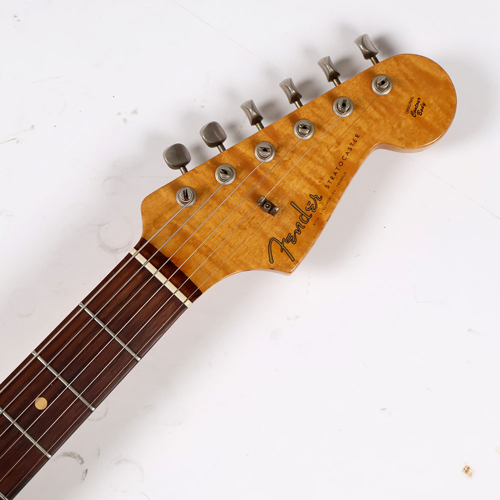 【中古】 エレキギター Fender Custom Shop 1960 Stratocaster 3Color-Sunburst Relic 3.46kg 2000年製 フレイムメイプルネック フェンダーカスタムショップ ストラトキャスター レリック仕上げ ヘッド