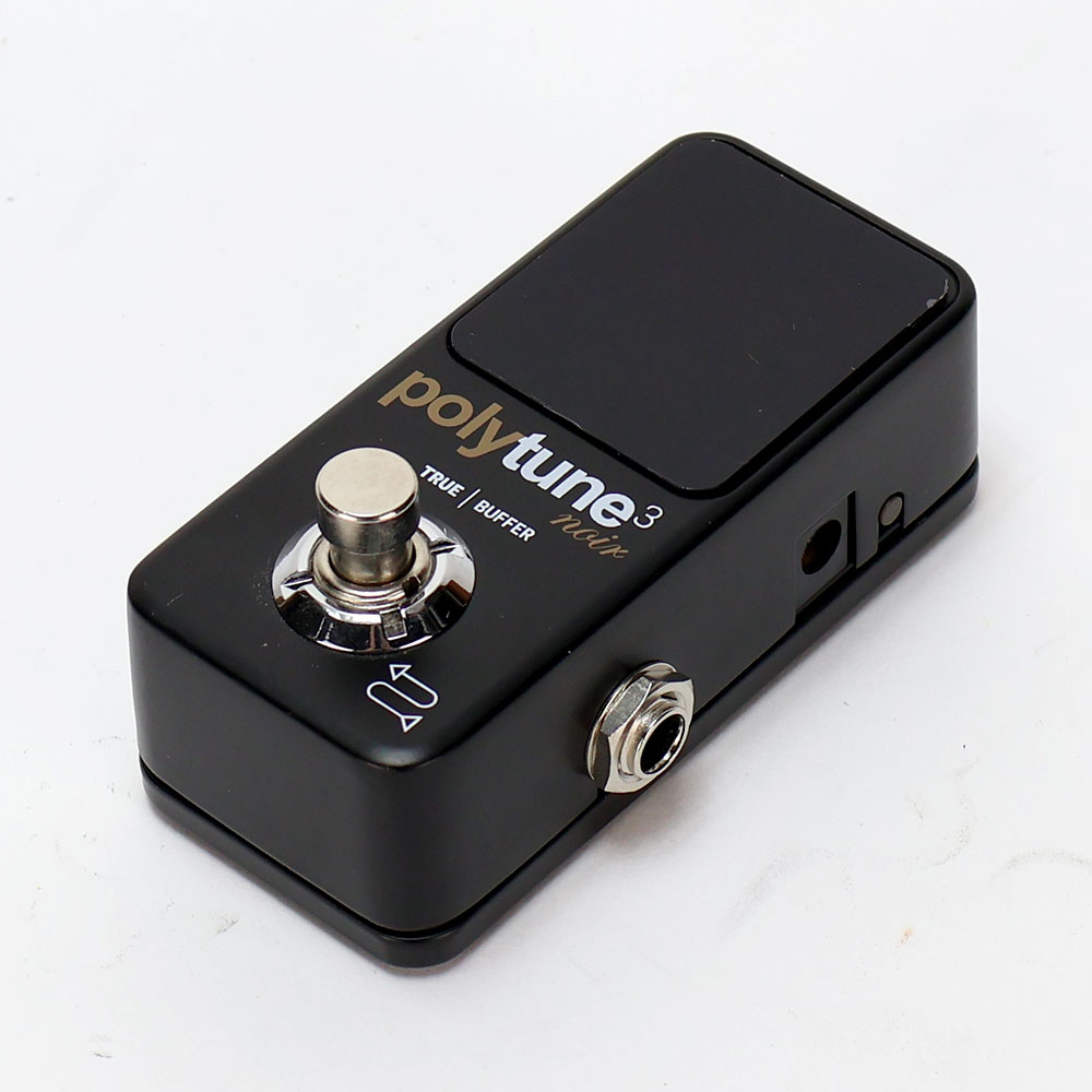 【中古】 tc electronic PolyTune 3 noir バッファー内蔵 ペダルチューナー 全体