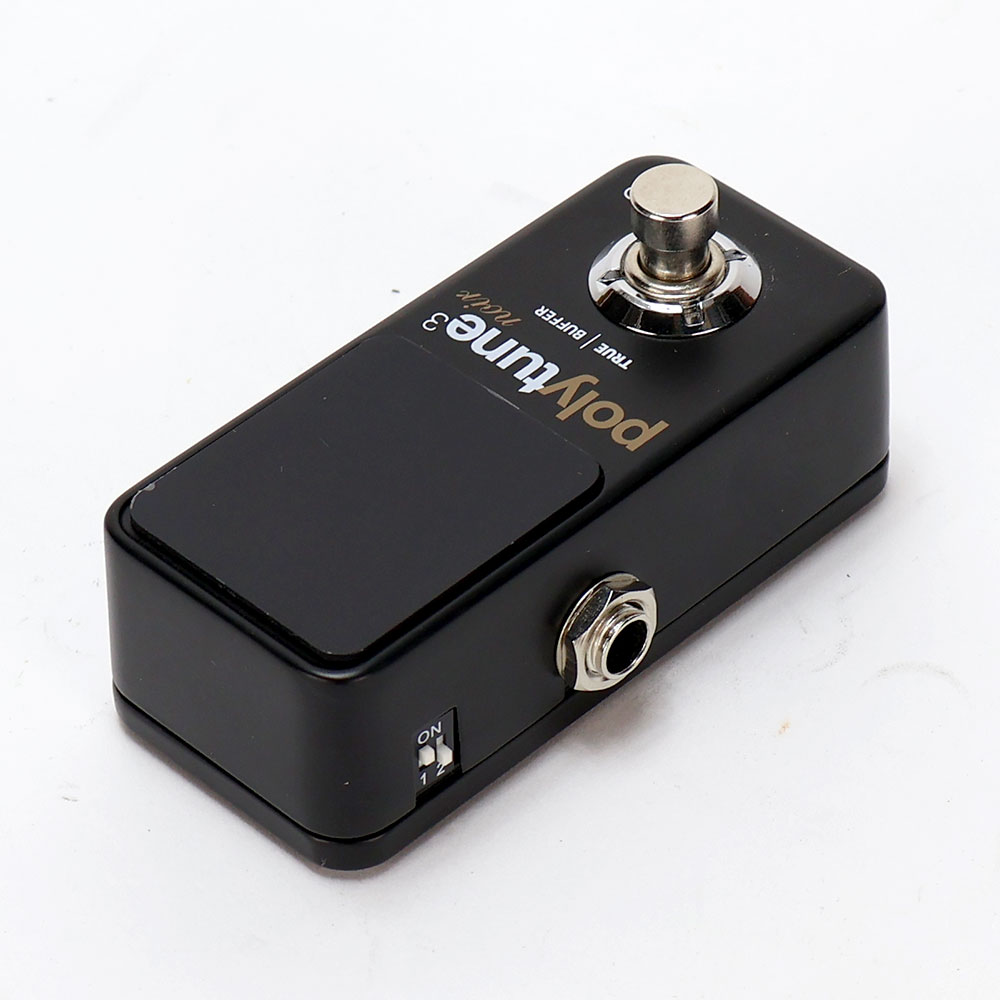 【中古】 tc electronic PolyTune 3 noir バッファー内蔵 ペダルチューナー 全体