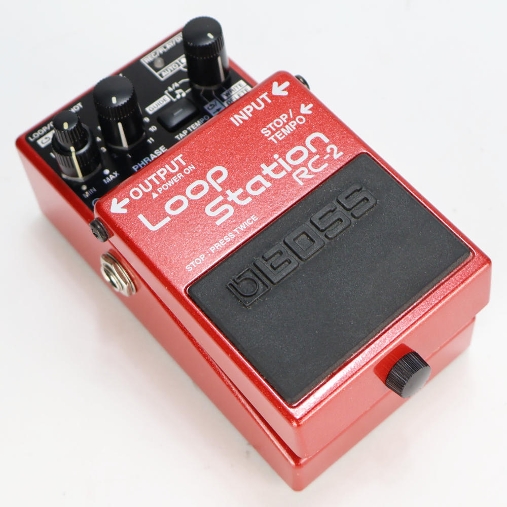 【中古】ループステーション エフェクター BOSS RC-2 Loop Station ギターエフェクター 本体画像 斜め 2