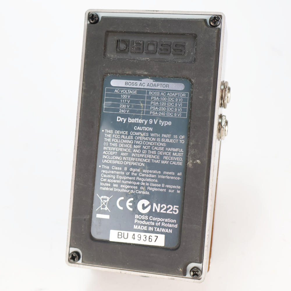 【中古】 スーパーオクターブ エフェクター BOSS OC-3  Super Octave ボス ギターエフェクター オクターバー 本体画像 裏