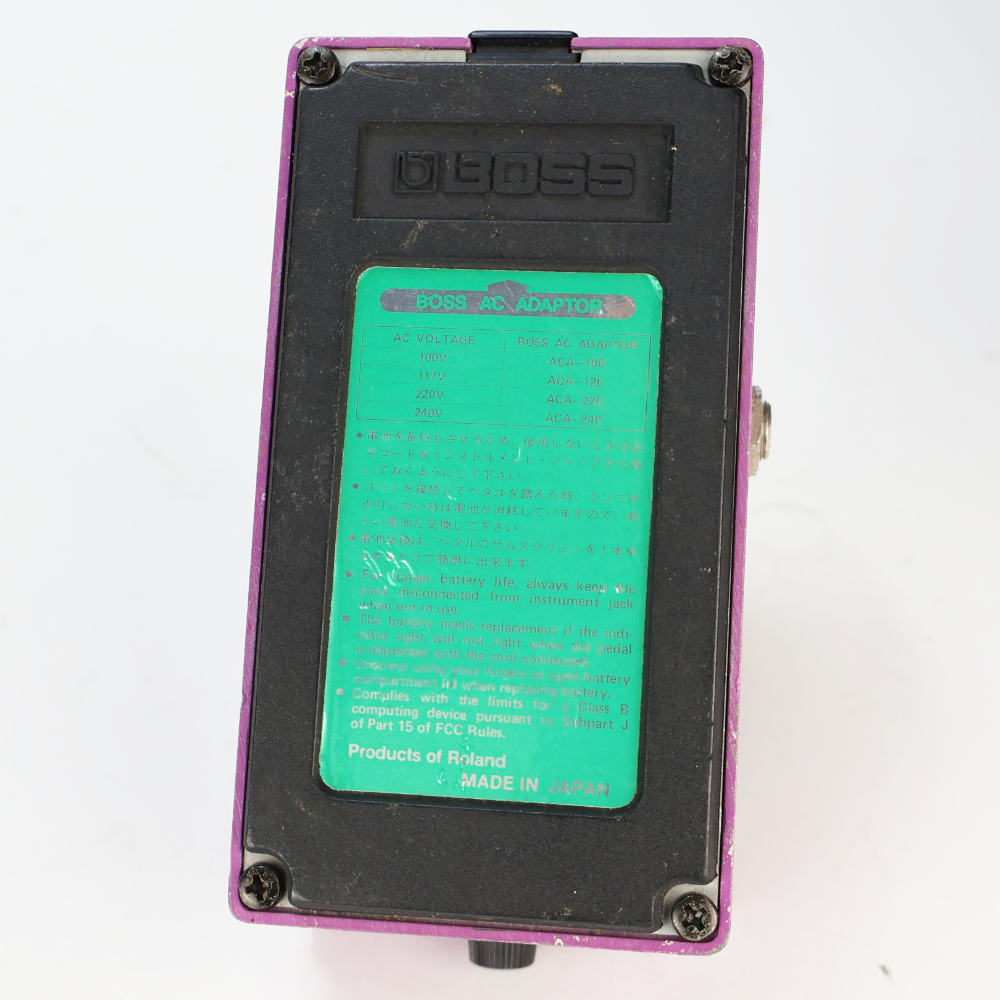 【中古】 フランジャー BOSS BF-2 Flanger Made in Japan ボス ギターエフェクター フランジャー 本体画像 裏