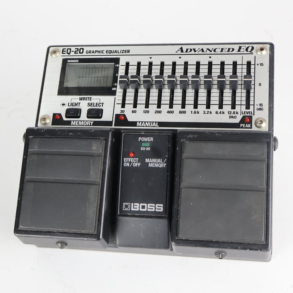 【中古】 イコライザー BOSS EQ-20 Graphic Equalizer ADVANCED EQ グラフィックイコライザー グライコ ギターエフェクター