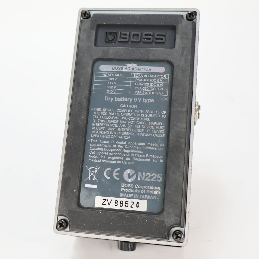 【中古】 BOSS FDR-1 Deluxe Reverb オーバードライブ ギターエフェクター 本体画像 裏