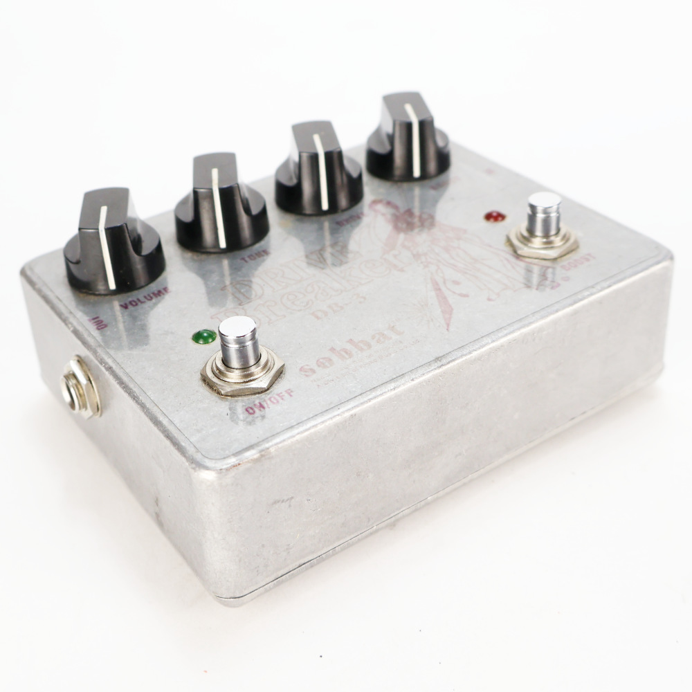 【中古】 ブースター オーバードライブ エフェクター sobbat ソバット Drive Breaker 3 DB-3 ギターエフェクター 本体画像 斜め 2