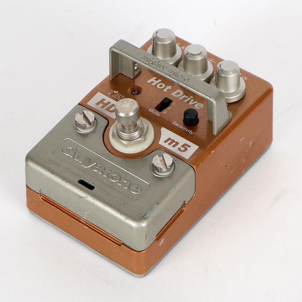 【中古】 オーバードライブ エフェクター Guyatone グヤトーン HDm5 Hot Drive mighty micro ギターエフェクター 全体
