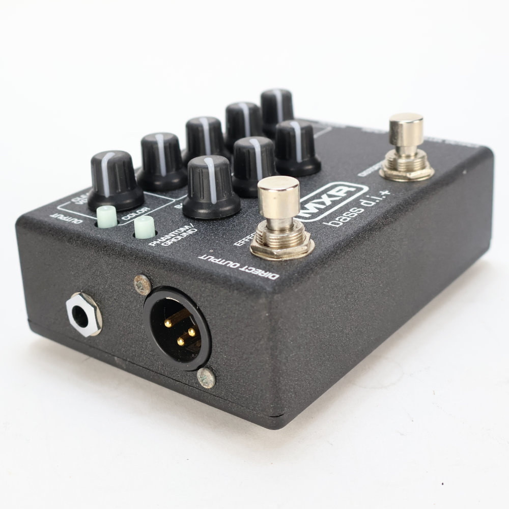 【中古】 ベース用ダイレクトボックス MXR M80 Bass D.I.＋ ベースディストーション ベースエフェクター 本体画像 斜め 