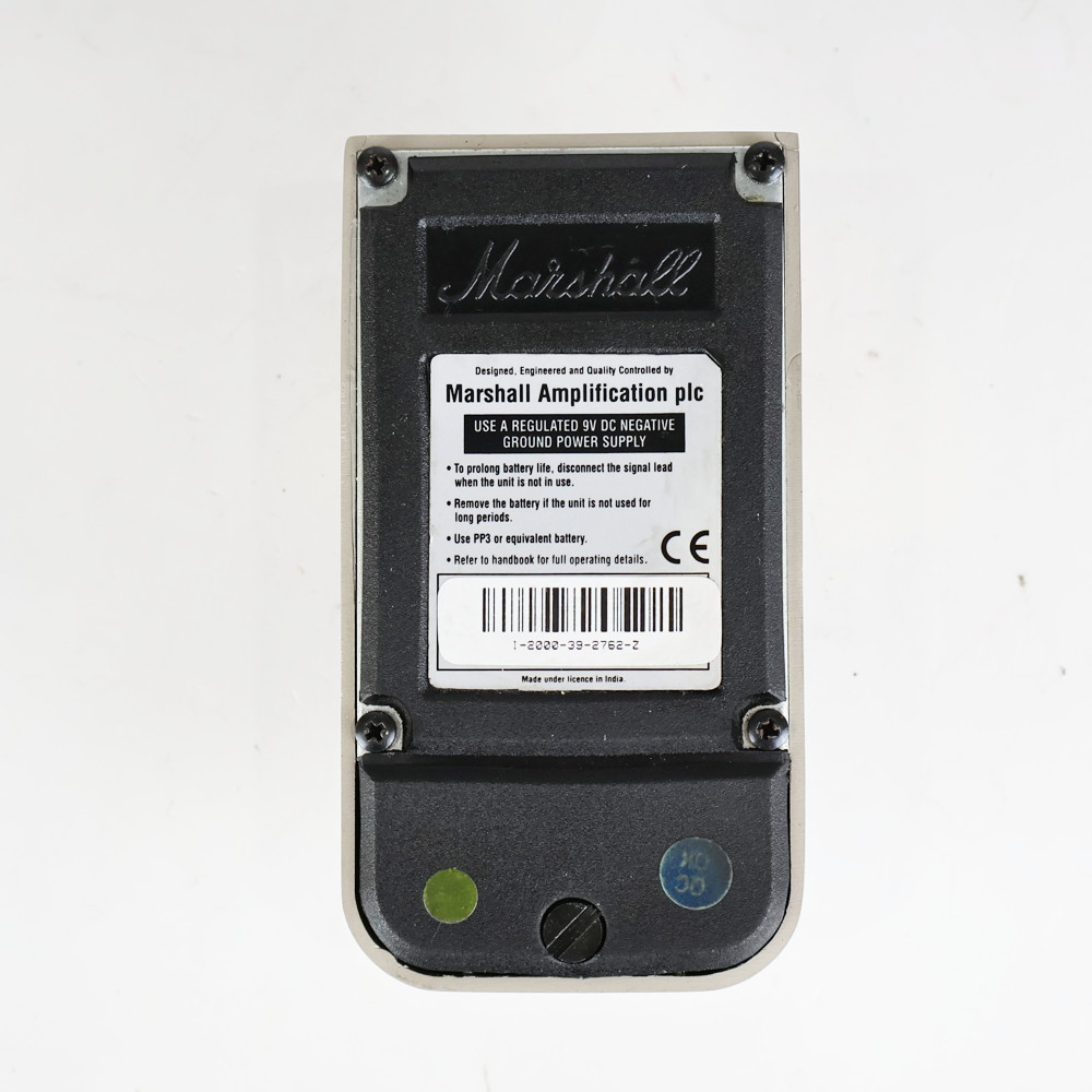 【中古】 オーバードライブ エフェクター MARSHALL Gv-2 Guv’Nor Plus ギターエフェクター 裏面