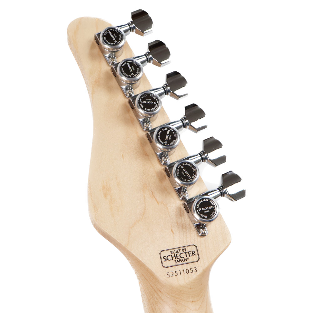 SCHECTER シェクター MZ-1 ILB/M エレキギター ヘッド裏画像2