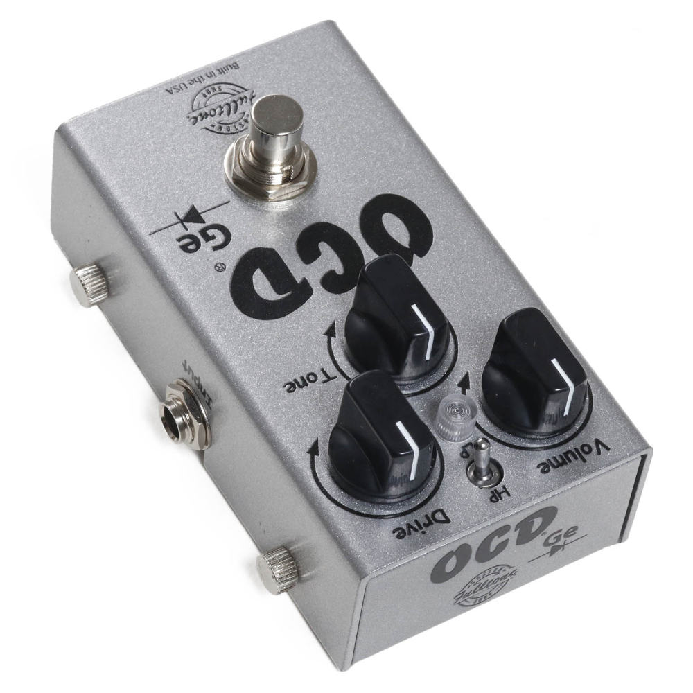Fulltone フルトーン Silver Limited Edition OCD GE オーバードライブ ディストーション ギターエフェクター 本体画像 斜め 2