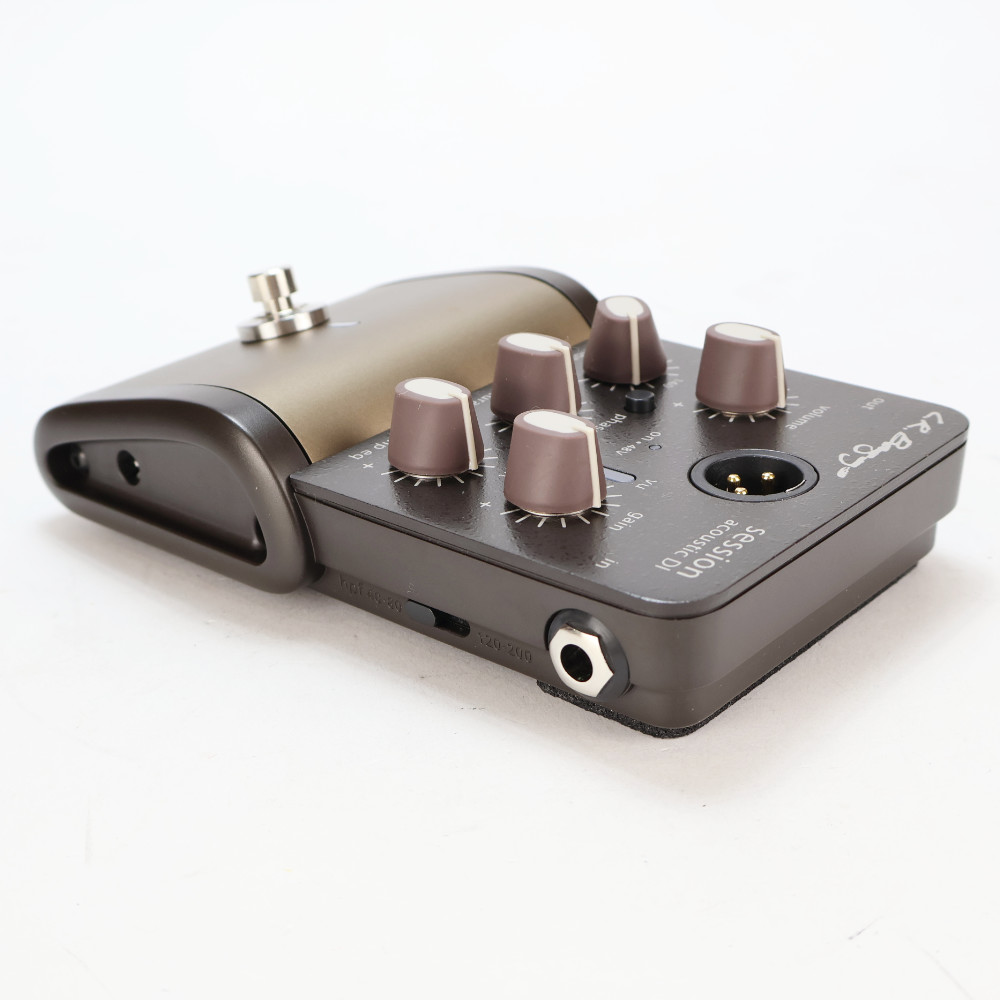 【中古】 アコースティックギタープリアンプ L.R.Baggs Session Acoustic D.I. アコースティックギター DI セッション 側面