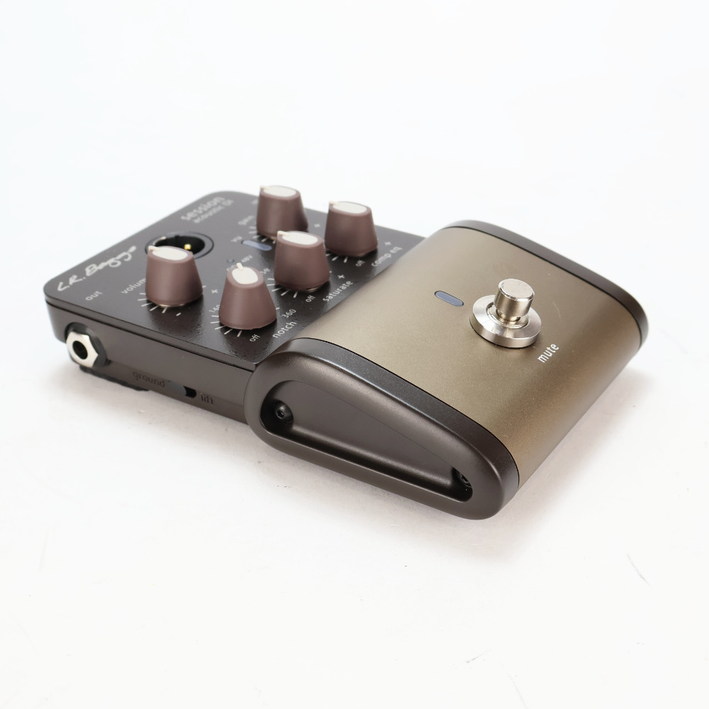 【中古】 アコースティックギタープリアンプ L.R.Baggs Session Acoustic D.I. アコースティックギター DI セッション 側面