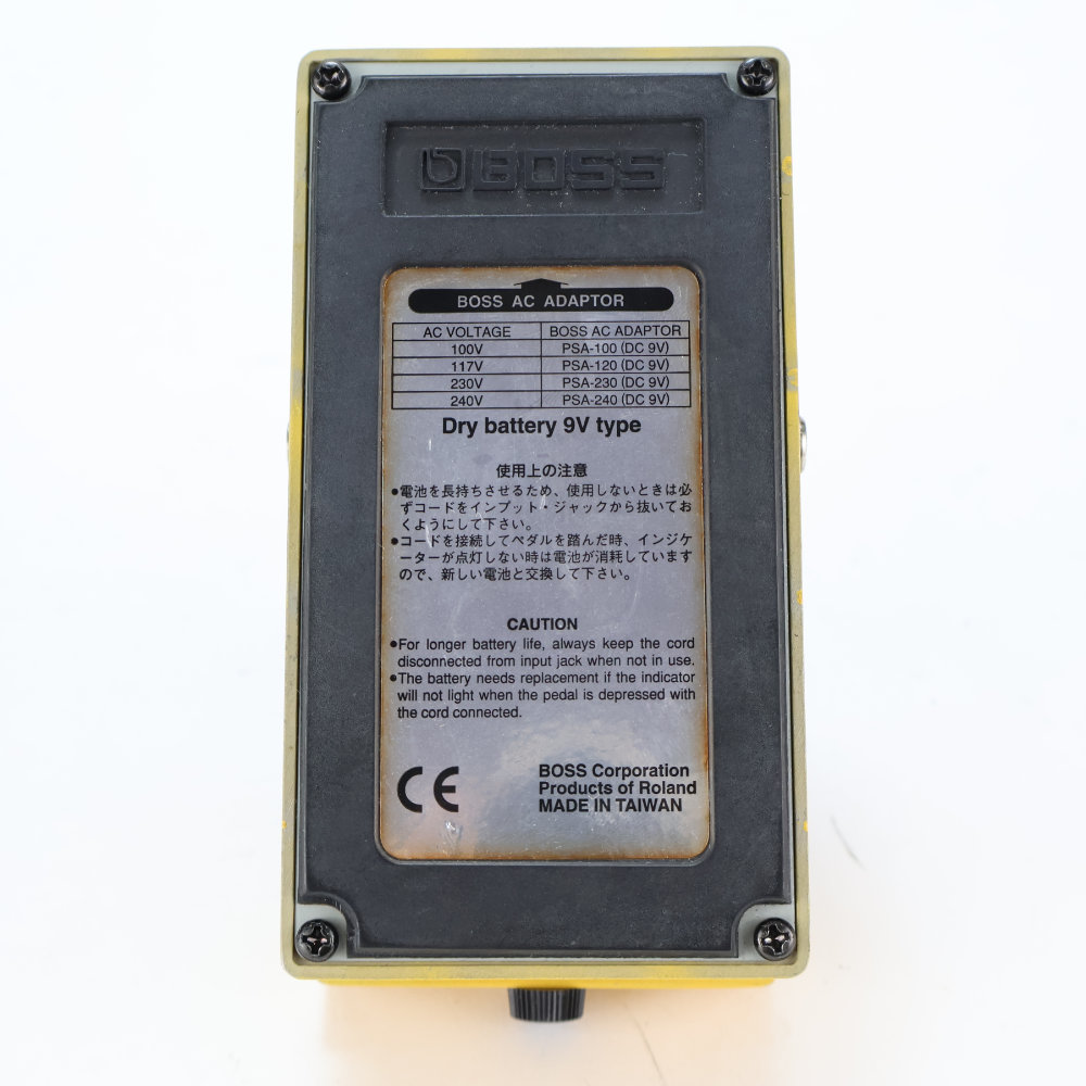 【中古】 オーバードライブ エフェクター BOSS OD-3 Over Drive ギターエフェクター 底面