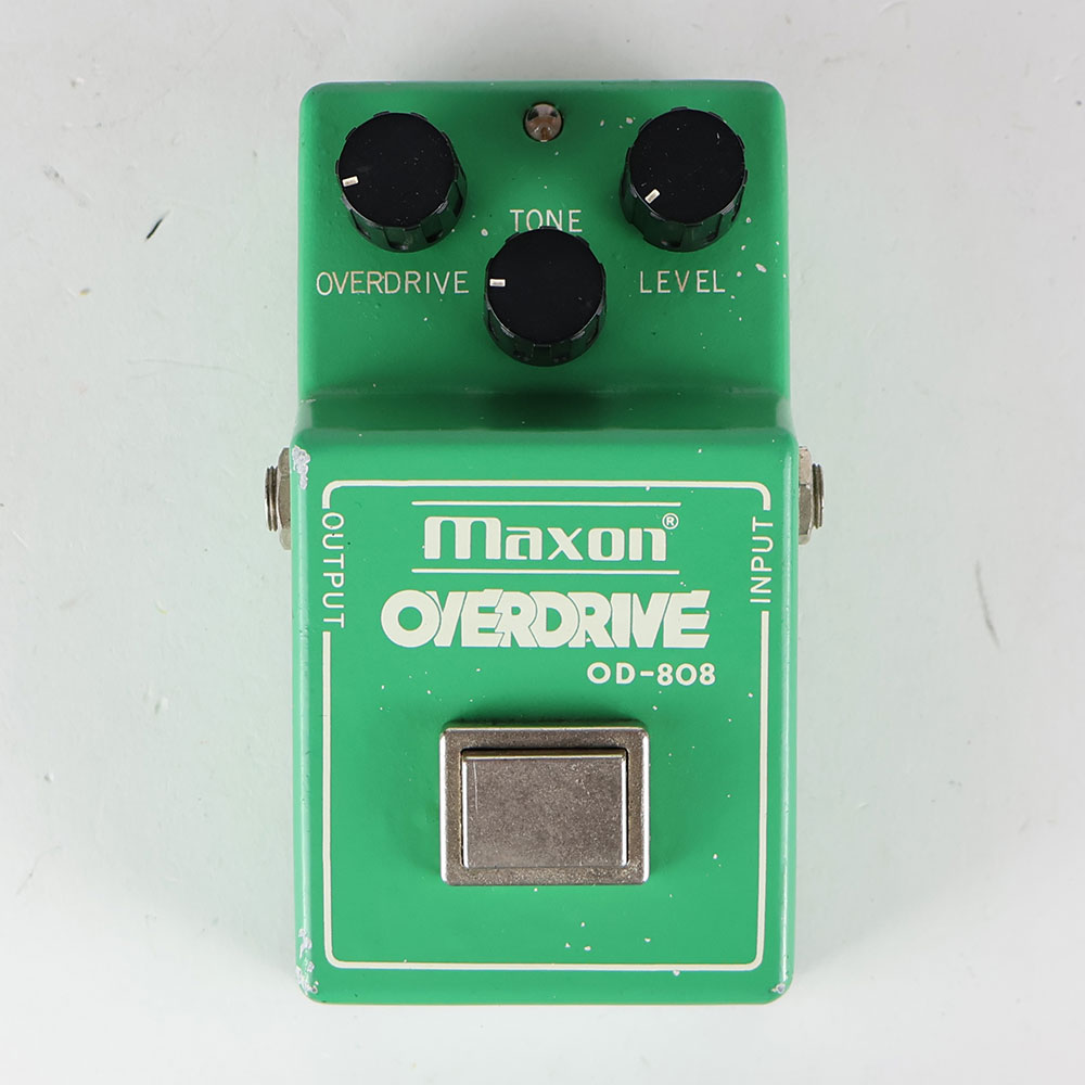 【中古】 Maxon マクソン OD-808 OVERDRIVE Large Case JRC4558D オーバードライブ ギターエフェクター