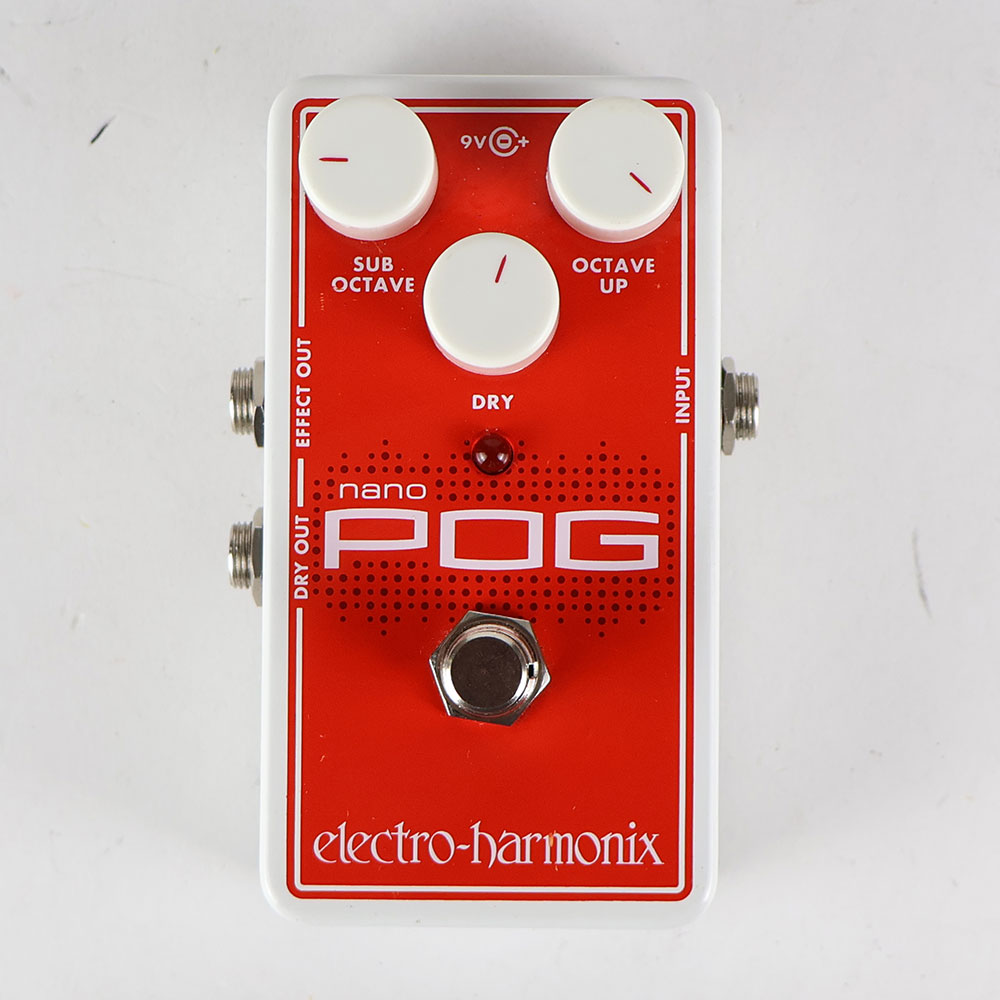 【中古】 オクターバー エフェクター ELECTRO-HARMONIX nano POG Polyphonic Octave Generator ギターエフェクター