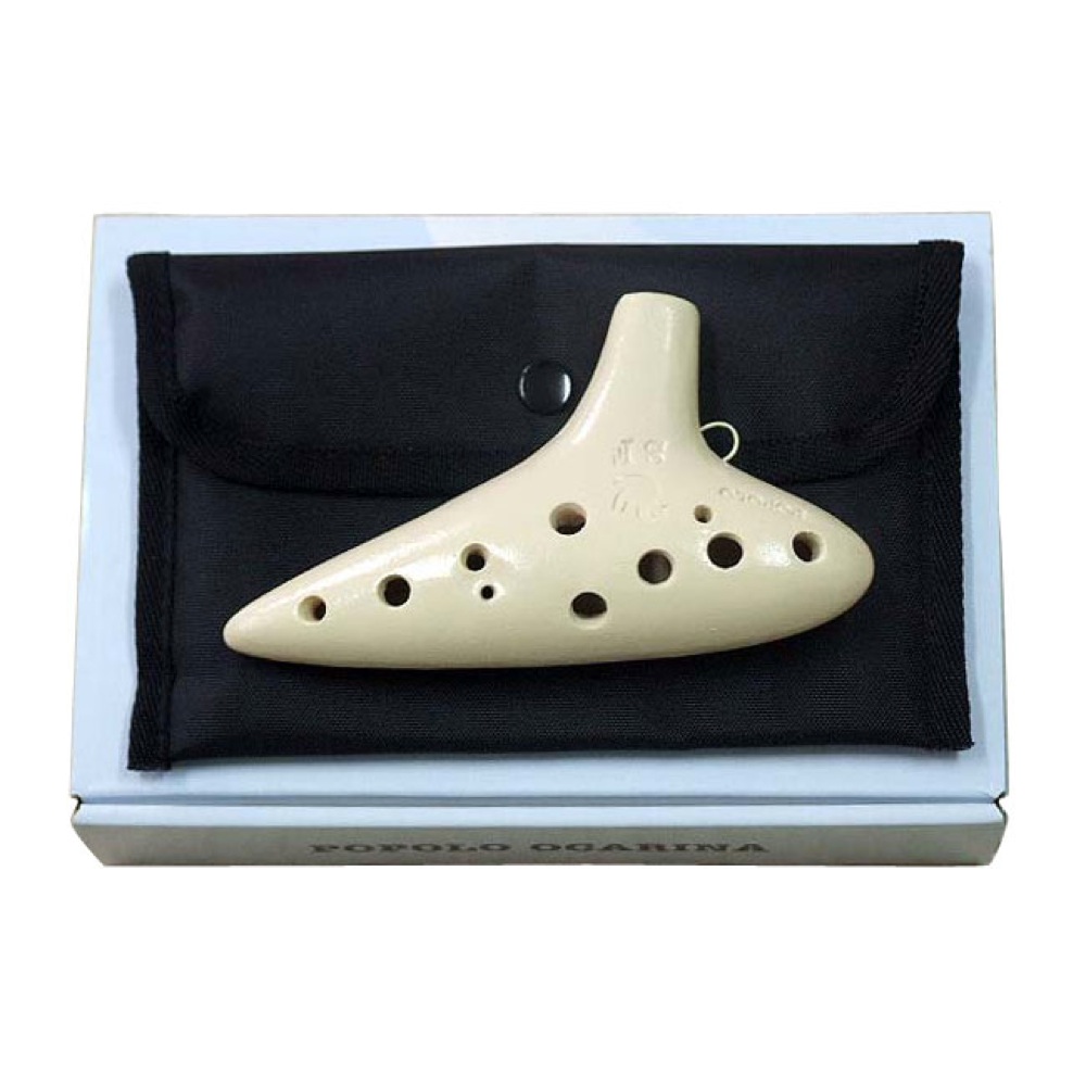 POPOLO OCARINA S-SF スタンダード/ソプラノF/アイボリー オカリナ