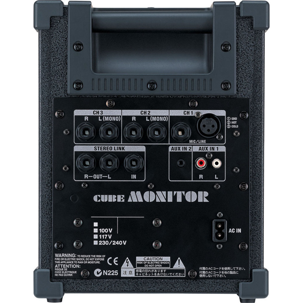 ROLAND CM-30 ポータブルミキシングモニター 背面画像