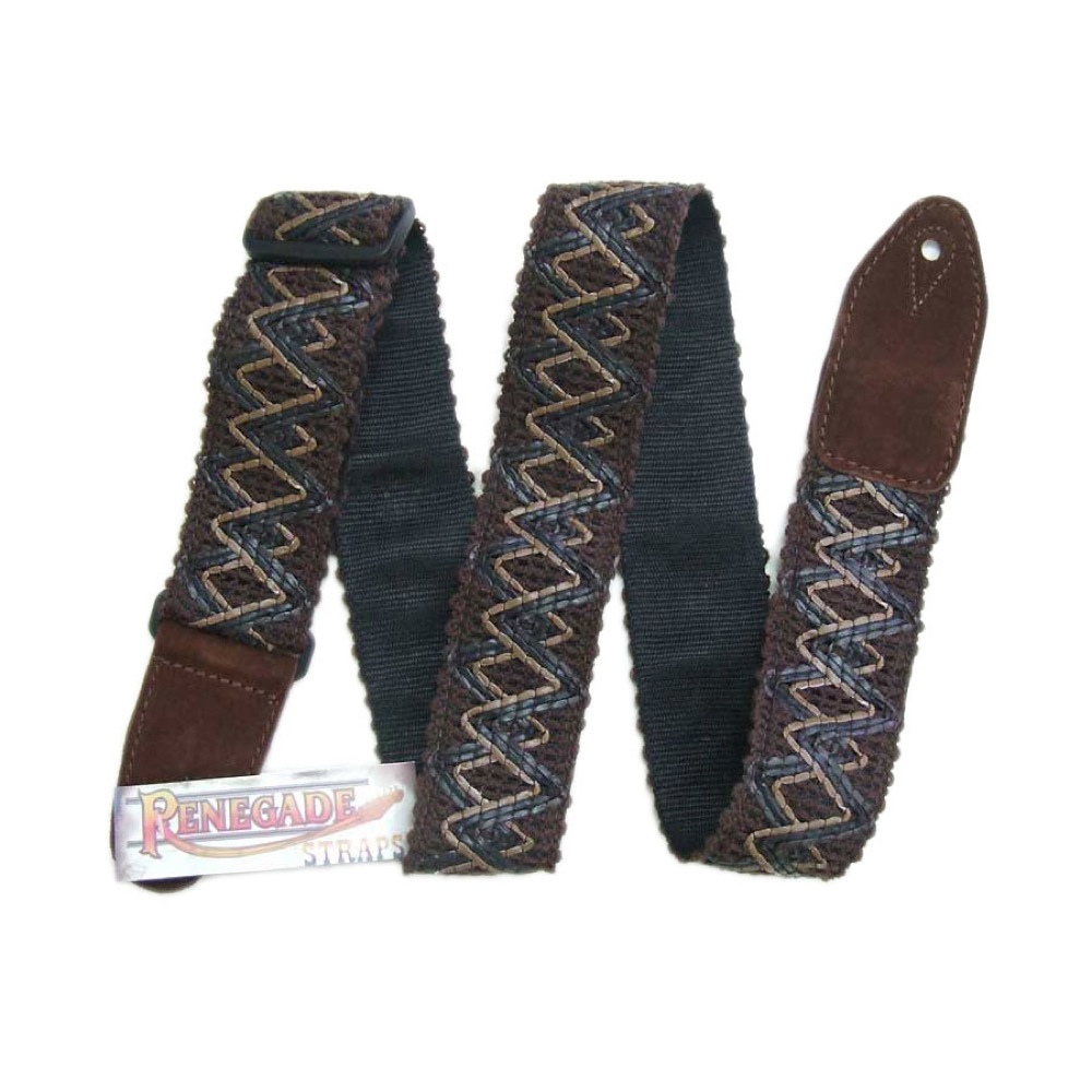 RENEGADE STRAPS ST.WEAVE-DBR ギターストラップ