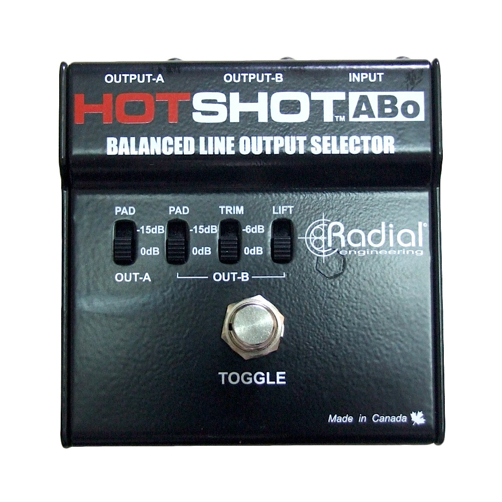 RADIAL HotShot ABo ラインアウトプットセレクター